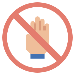 Do not touch icon