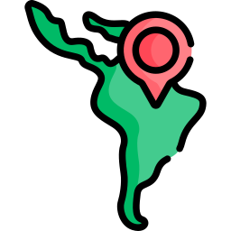 América do sul Ícone