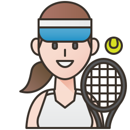 giocatore di tennis icona