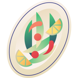 Ensalada icono