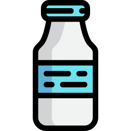 Botella de leche icono
