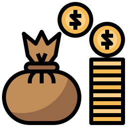 Bolsa de dinero icono