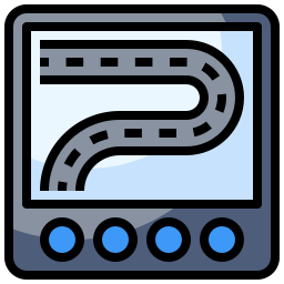 geographisches positionierungs system icon