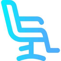 Barber chair icon