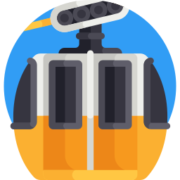 Cable car cabin icon