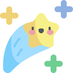 Shooting star icon