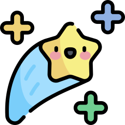 Estrella fugaz icono