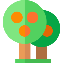 Tree fruit icon