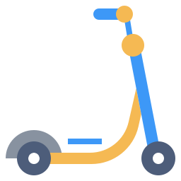 Kick scooter icon