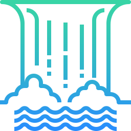 Waterfall icon