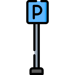 Zona de aparcamiento icono