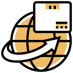 Global shipping icon