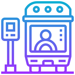 arrêt de bus Icône