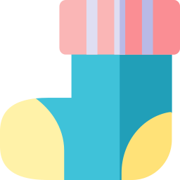 Baby socks icon