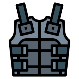 Bullet proof vest icon