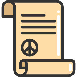 Peace treaty icon