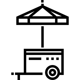 Food stall icon