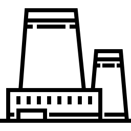 plante nucléaire Icône