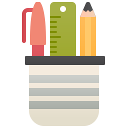 Pencil case icon