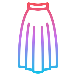 Длинная юбка иконка