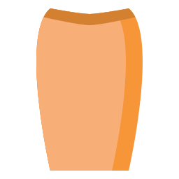 Pencil skirt icon