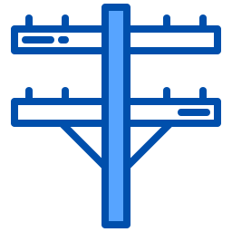 Electric pole icon