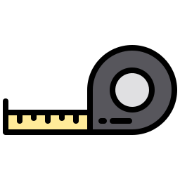 Measuring tape icon