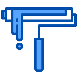 rouleau de peinture Icône