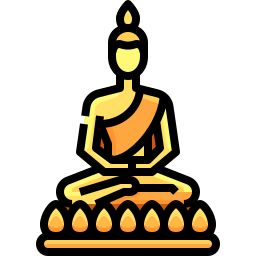 estatua de buda icono