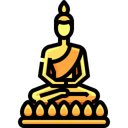 Buddha statue icon