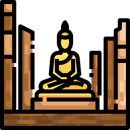 boeddha beeld icoon