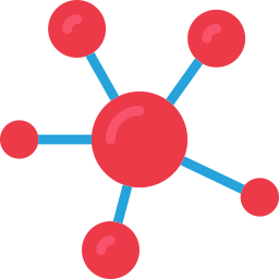 moleculaire structuur icoon