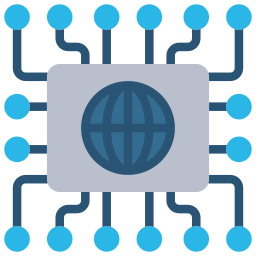 Network hub icon