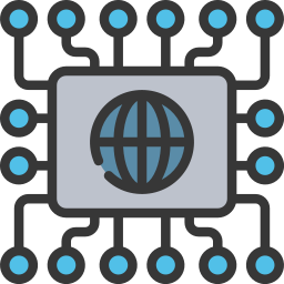 Network hub icon