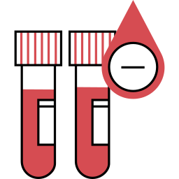 Blood sample icon