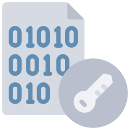 datos encriptados icono