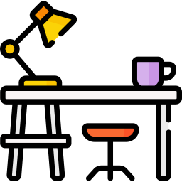mesa de trabajo icono