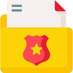 Crime file icon