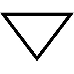 삼각형 아래쪽 화살표 icon