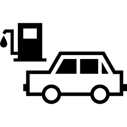 ガソリンスタンドの車 icon