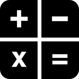 teclas de calculadora icono