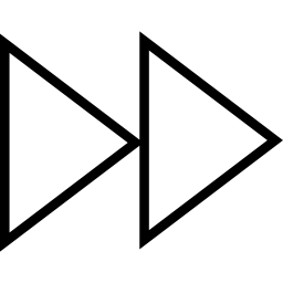 Two Fast forward Arrows icon