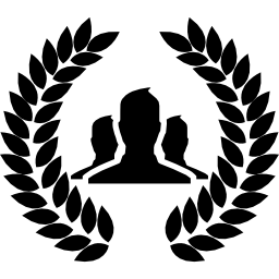 grupos de usuarios con corona icono