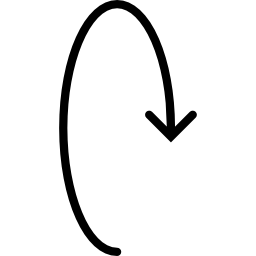 freccia rotante icona