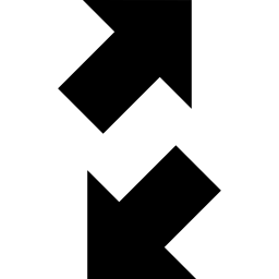 대각선 두꺼운 화살표 위아래 icon