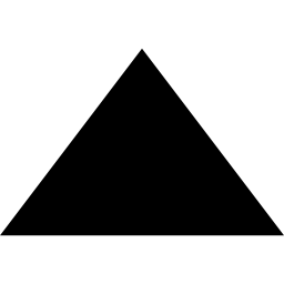 freccia su piramidale icona