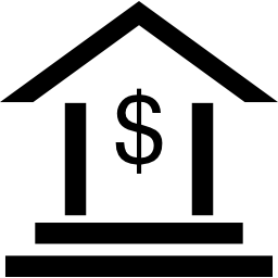 dollarsymbol und bank icon