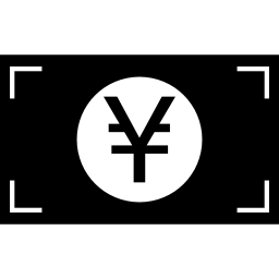 japanische yen-papierrechnung icon