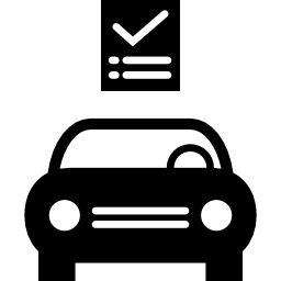 comprobación de reparación de automóviles icono