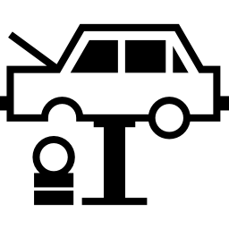 Car tire change icon